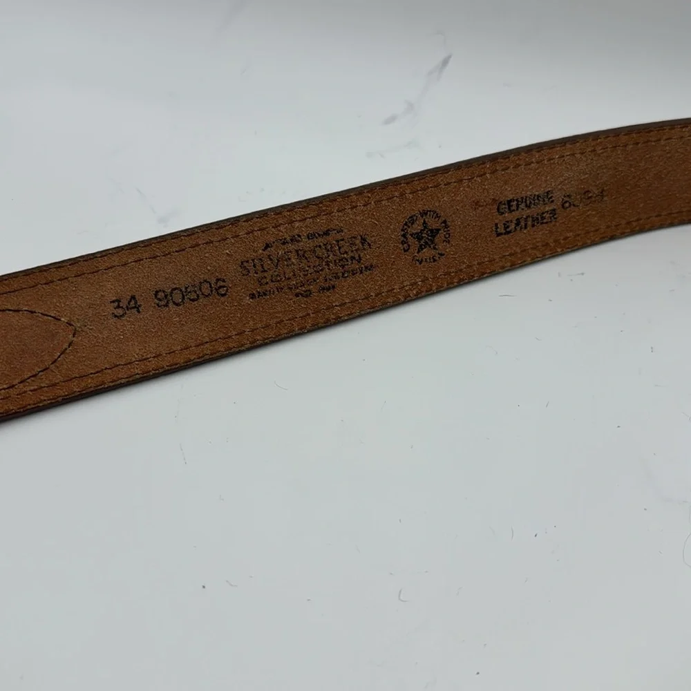 Silver Creek Brown‎ Leather Men's Belt